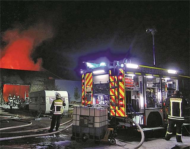 Großbrand in Neuwied 
