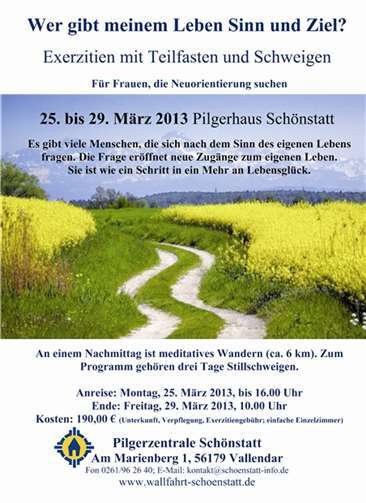 Wer gibt meinem Leben Sinn und Ziel? 