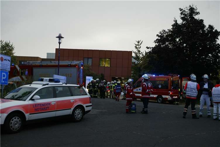 Großeinsatz in der Rhein-Mosel-Fachklinik Andernach 