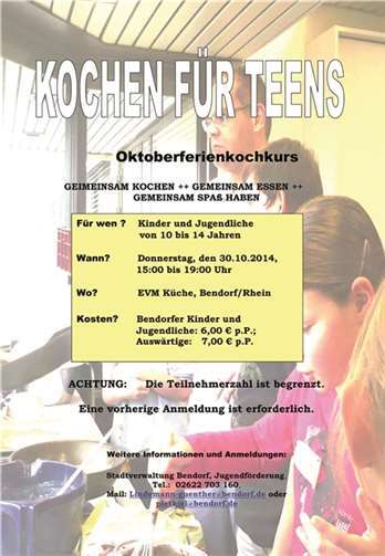 Herbstferienkochkurs