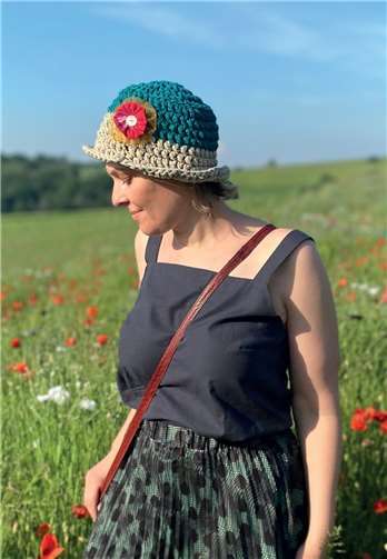 Süße Ansteckblumen aus Kartoffelnetzen 