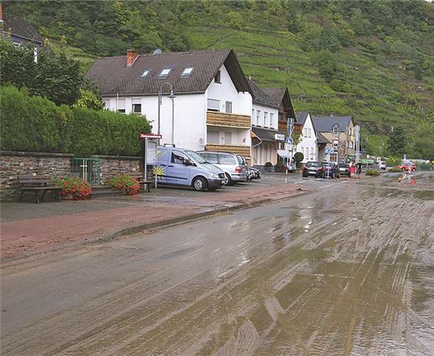 Heftiges Gewitter löste Schlammlawine aus 