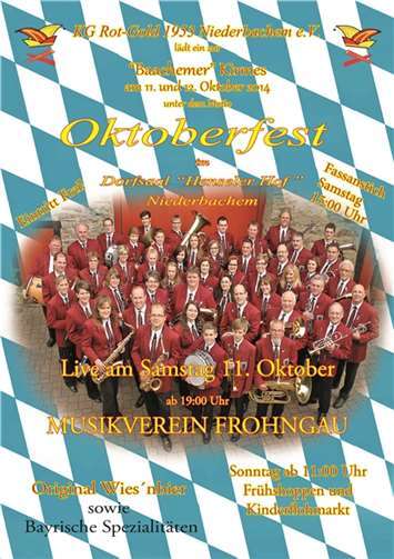 Kirmes unter dem Motto Oktoberfest 