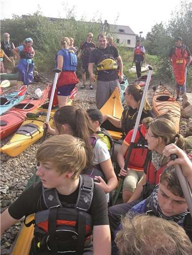 Paddler beenden die Saison bei schönstem Sonnenschein 