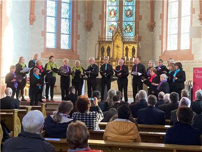 Benefizkonzert der Chorgruppe Süd für Menschen im Ahrtal 