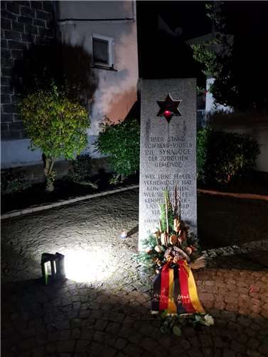 Ökumenische Andacht zum Gedenken an die Gräueltaten in der Reichspogromnacht 