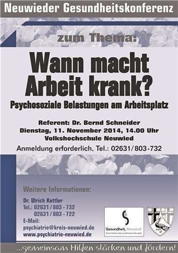 Wann macht Arbeit krank? 