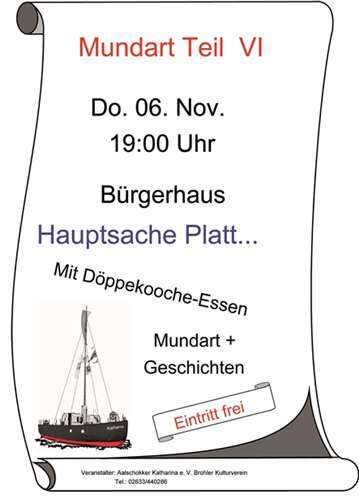 Hauptsache Platt....