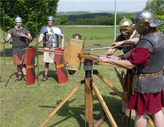 Antikes Spektakel auf dem Pommerner Martberg 