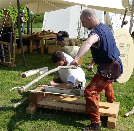 Antikes Spektakel auf dem Pommerner Martberg 