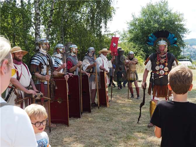 Die Legio XXII COHORS I lagerte an historischer Stelle 