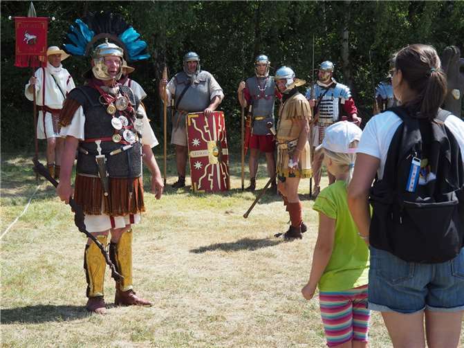 Die Legio XXII COHORS I lagerte an historischer Stelle 