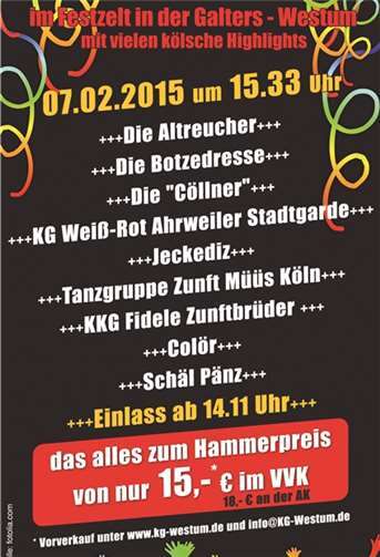 Närrisches Jubiläum steht vor der Tür 