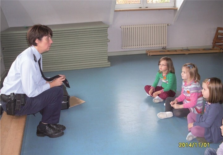 Polizei Bendorf besuchte die „schlauen Löwen“ 