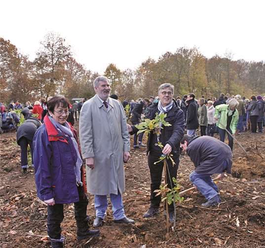 Ein wachsendes Denkmal für Deutschlands Einheit 
