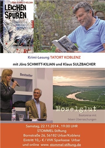 Krimi-Lesung „Tatort Koblenz“ im Stommelhaus