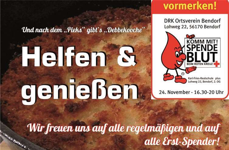 Blut spenden rettet Leben 