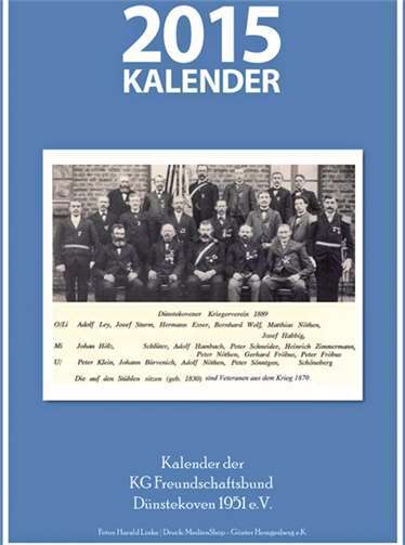 Kalender für das Jahr 2015