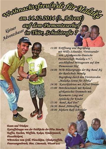 Adventsbasar für Waisenkinder in Kenia 