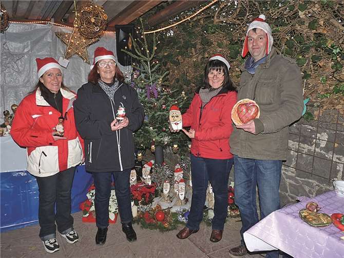 Nikolaus fuhr mit dem Trike vor