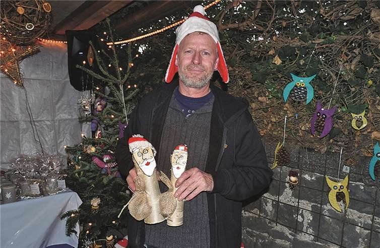 Nikolaus fuhr mit dem Trike vor 
