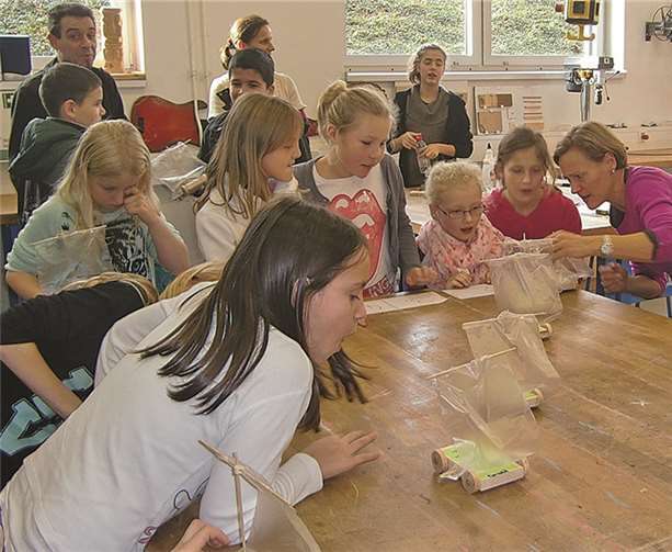 Kleine und große Gäste erkundeten die Schule 