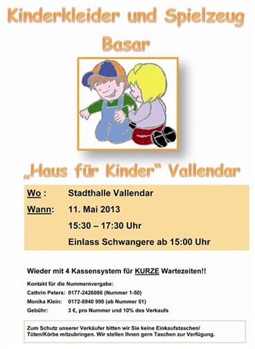 Frühjahr/Sommer-Basar 