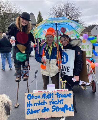 Wo Wolf und Zebra sicher über die Straße wollten 