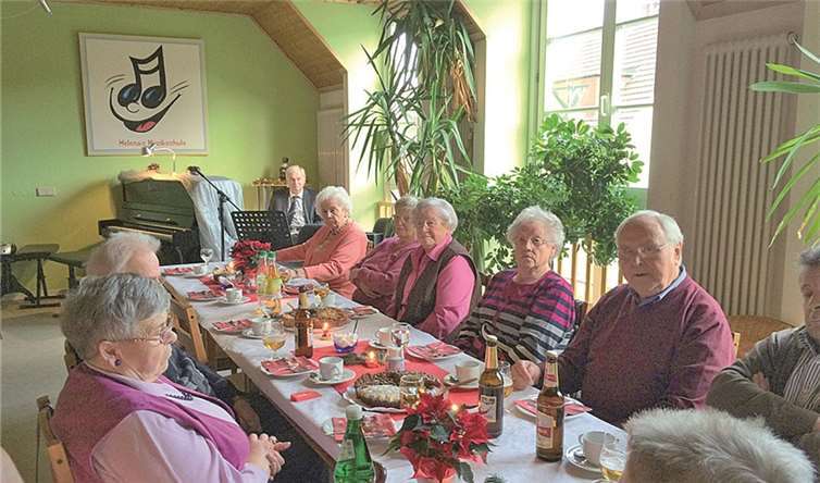 Jedes Mitglied erhielt ein Geschenk 