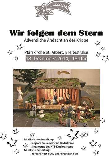 Singen an der Krippe St. Albert 
