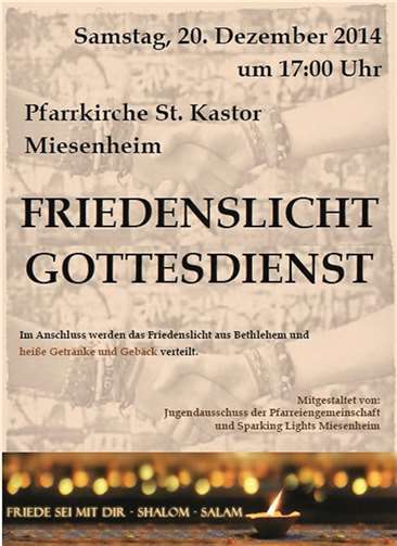 Ein Licht für den Frieden 