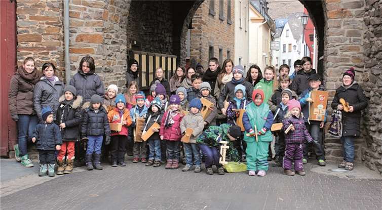 Osterklappern in Alken