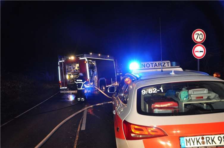 Frau verbrennt auf dramatische Weise 