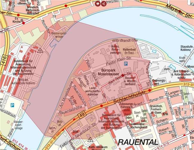 Koblenz: Bombenfund im Rauental 
