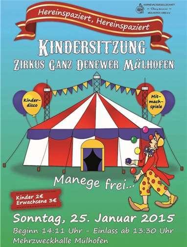 „Manege frei - Zirkus ganz denewer“
