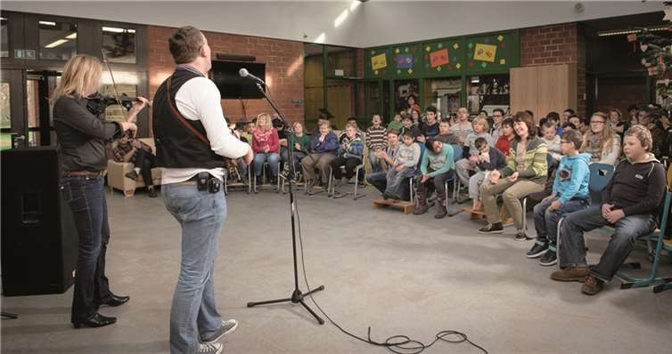 Kölner Musiker gastieren in der Levana-Schule 