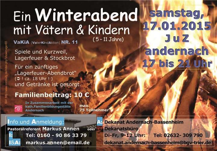 Ein Vater-Kind-Winterabend wie im Bilderbuch 