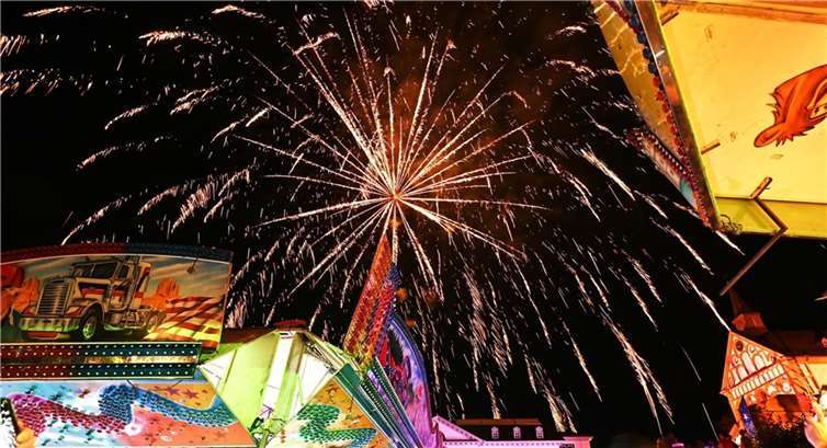 Grandioses Feuerwerk zum Kirmesabschluss 
