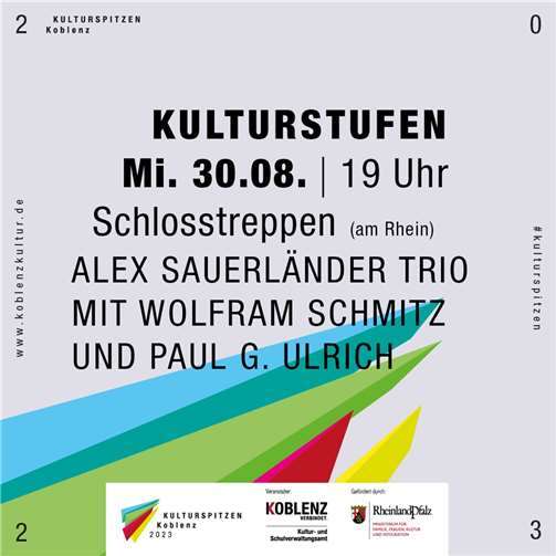 Kulturstufen 2023: Loungemusik am Rhein  Kulturstufen 2023: Loungemusik am Rhein