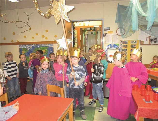 Kita-Kinder waren als Sternsinger unterwegs 