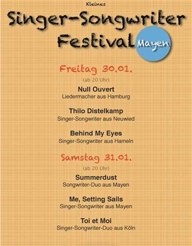 Festival regionaler und überregionaler Künstler 