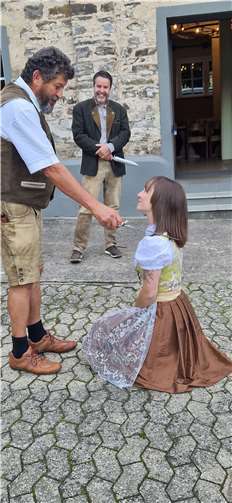 Erster Jägerschlag im Kloster Maria Engelport 