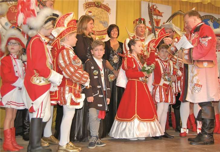 Prächtiger Narren - Empfang am Hof des Landrats 