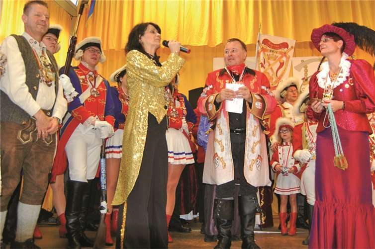 Prächtiger Narren - Empfang am Hof des Landrats 