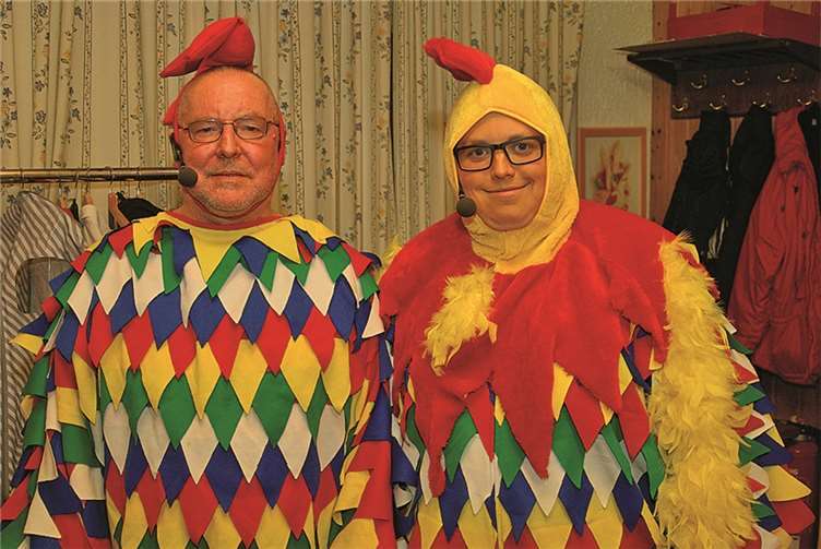 Das Männerballett „Bauarbeiter“ begeisterte die weiblichen Jecken