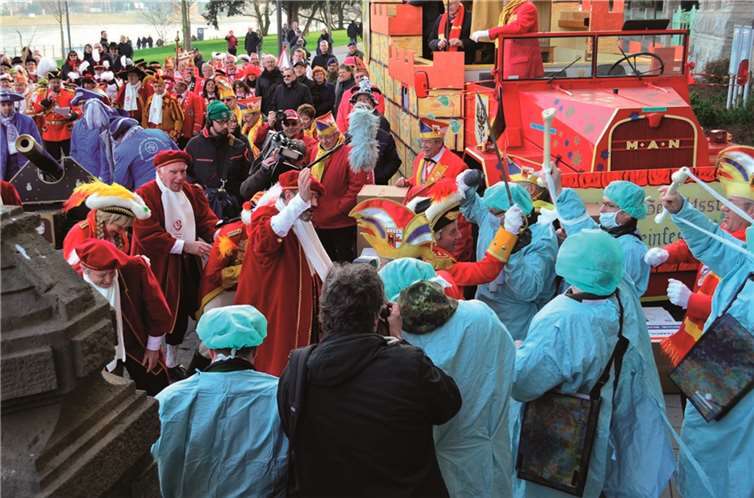 Verteidigung mit Entenwürfen 