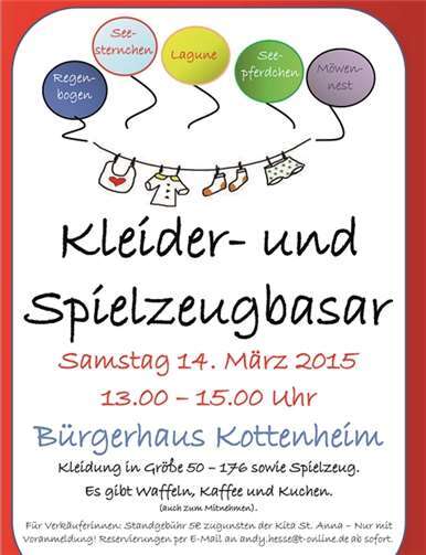 Spielzeug- und Kleiderbasar 
