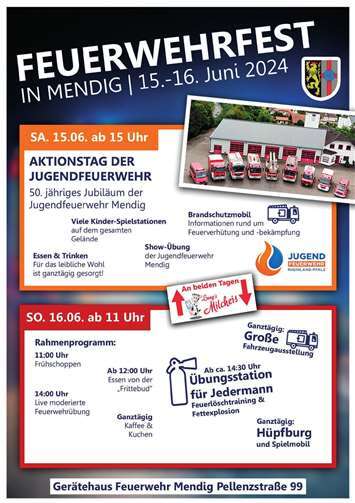 Jugendfeuerwehr Mendig feiert 50-jähriges Jubiläum 