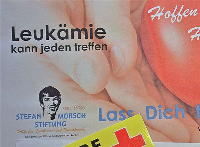 Blutspender helfen Leukämiekranken