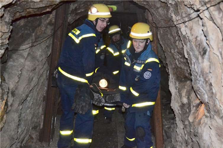 Spannendes Training im Bergwerk 